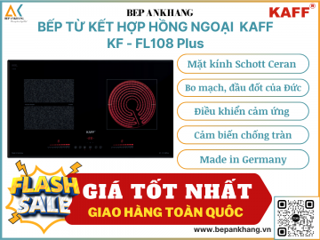 Bếp từ kết hợp hồng ngoại KAFF KF - FL108 Plus - Made in Germany